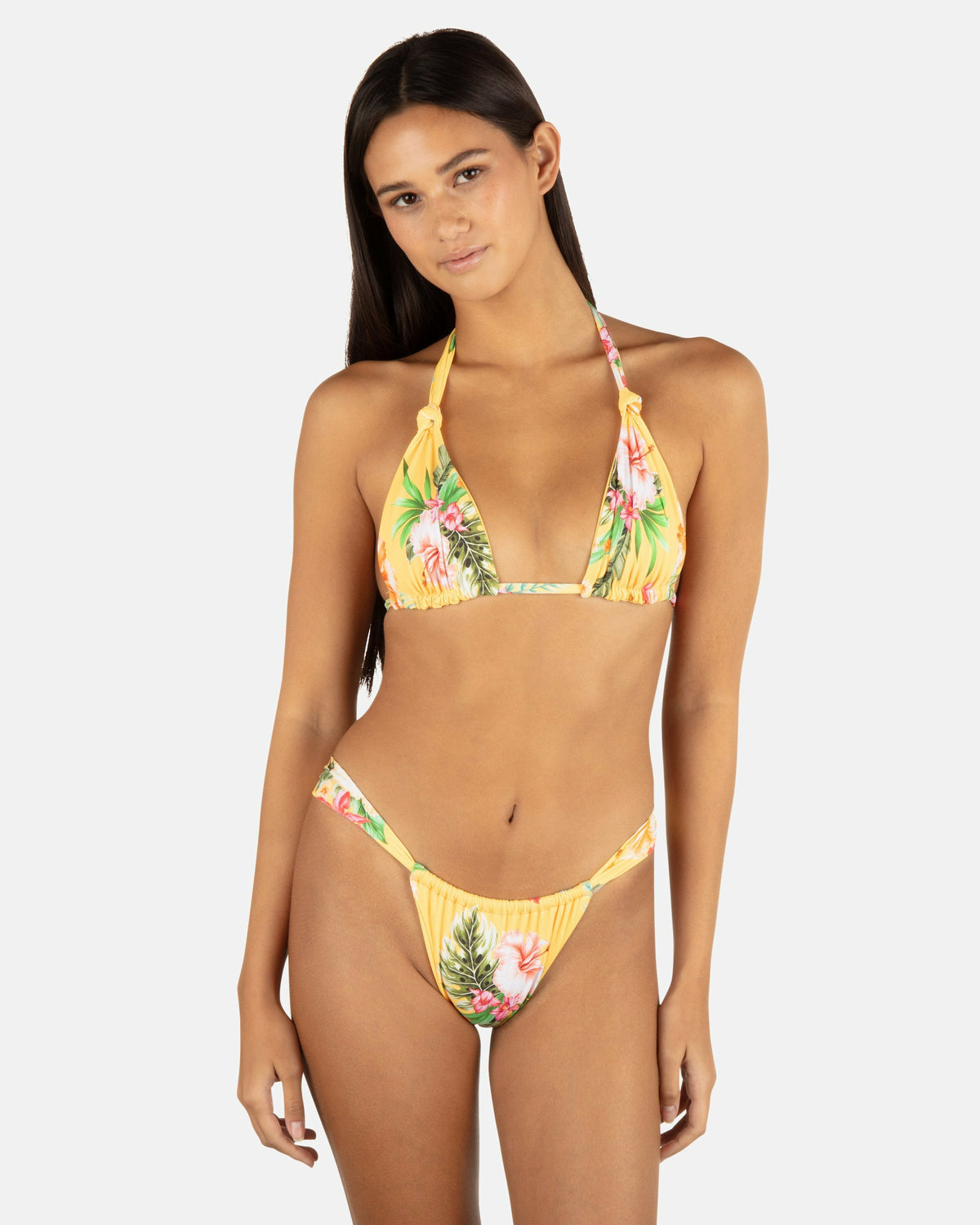 Malia Soft Tie Triangle Bikini Top Sorbet - Hurley