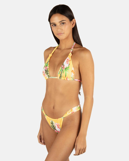 Malia Soft Tie Triangle Bikini Top Sorbet - Hurley