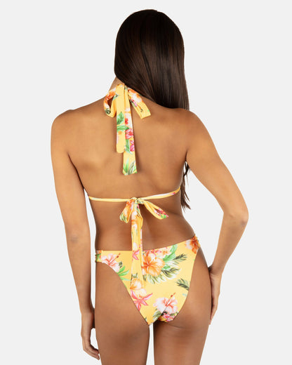 Malia Front Slide Cheeky Bikini Bottom Sorbet - Hurley