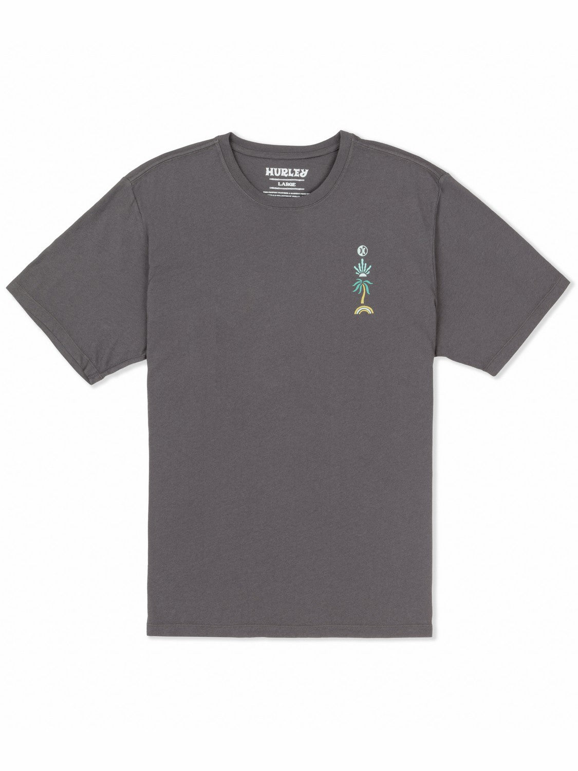 Valley Of Water Short Sleeve Ion Grey - Hurley