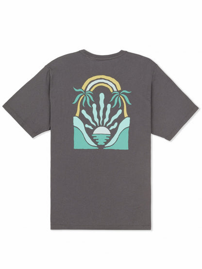 Valley Of Water Short Sleeve Ion Grey - Hurley