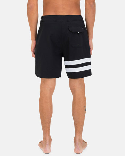 Phantom-Eco Block Party 18" Boardshort Black - Hurley