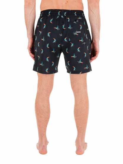 Cannonball Volley Boardshort 17" Black Tonal - Hurley