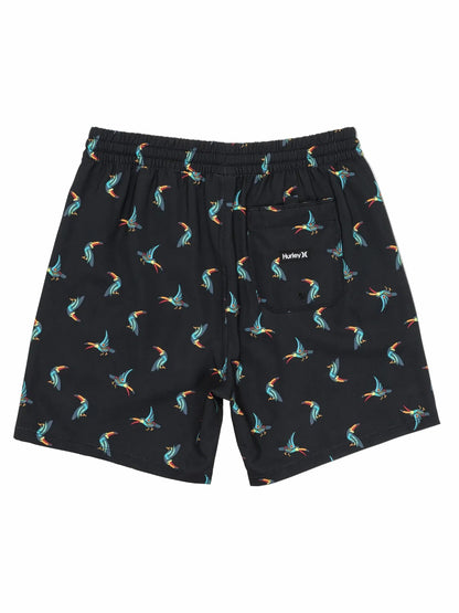 Cannonball Volley Boardshort 17" Black Tonal - Hurley